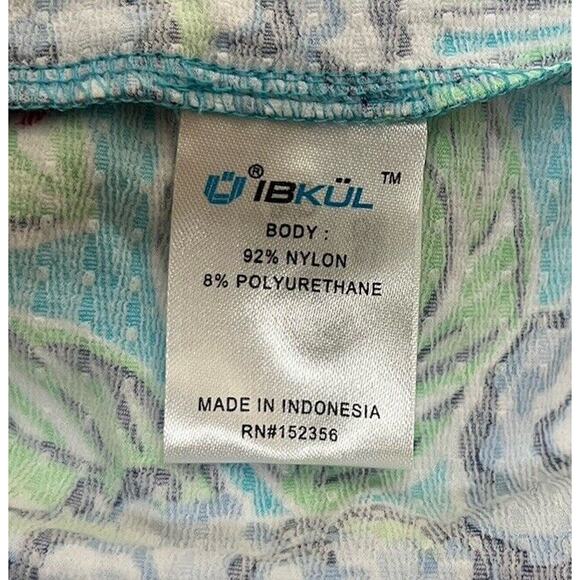 IBKUL Larisa Drawstring Golf Dress Sleeveless Floral Pink Turquoise Size XS - Picture 9 of 10